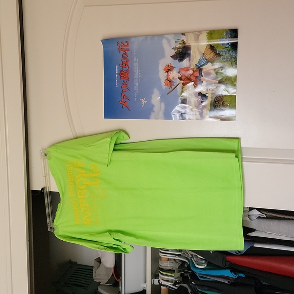 Neon Lime Green Port and Company CPTA Volunteer Shirt - Picture 8 of 8